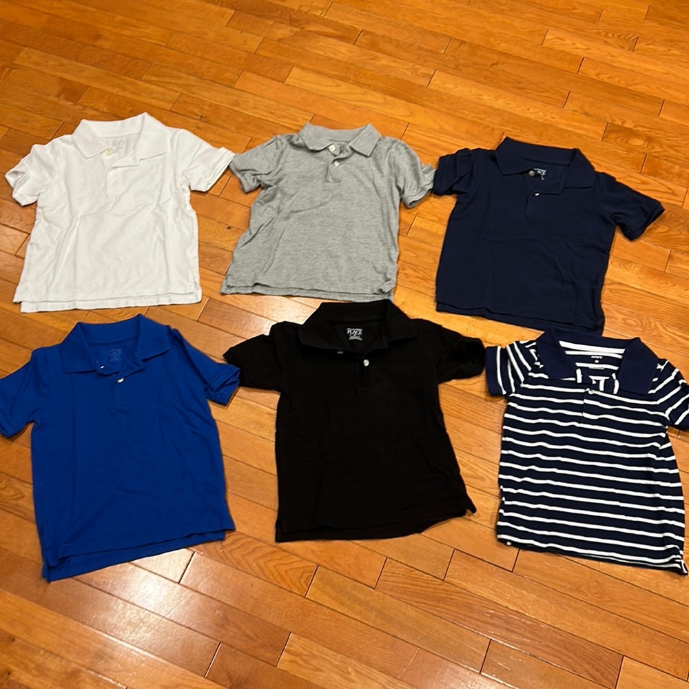 6 boys polo shirts- great condition
